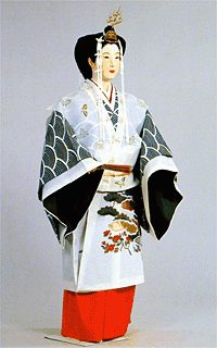 釆女 ・江戸時代・小袖の完成 日本服飾史 資料・風俗博物館 釆女 ・江戸時代・小袖の完成 日本服飾史 資料・風俗博物館