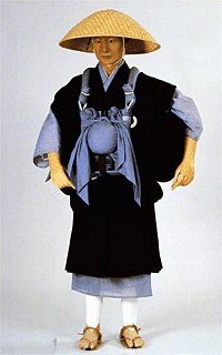 旅装の雲水 江戸時代 小袖の完成 日本服飾史 資料 風俗博物館 よみがえる源氏物語の世界