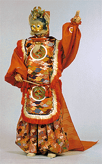 舞楽陵王・平安時代・和様の創製 日本服飾史 資料・風俗博物館