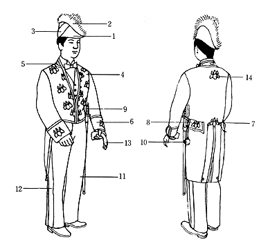 Amazon.co.jp: f23021301〇明治布告布達 布告全書 大礼服制表 勅